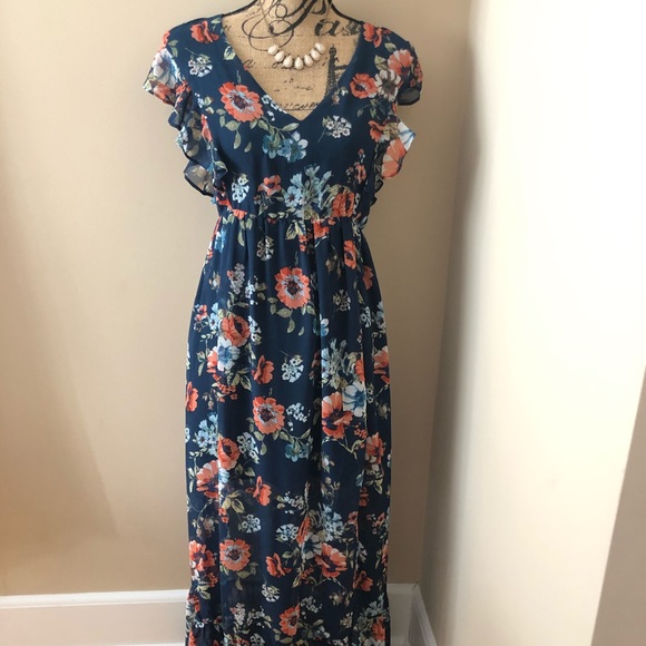 Altar’d State Floral Maxi Dress - Picture 1 of 10